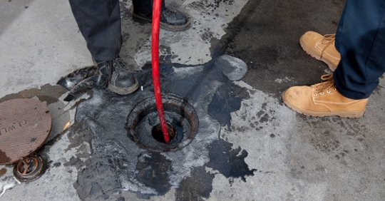 Plumbing repair being handled by Emerald Plumbing Co.